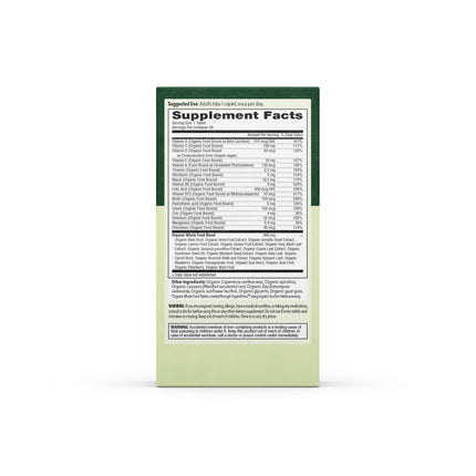 EarthFirst Organic Men’s Multi – Daily Whole-Food Multivitamin, 60 Count, Energy & Immune Support