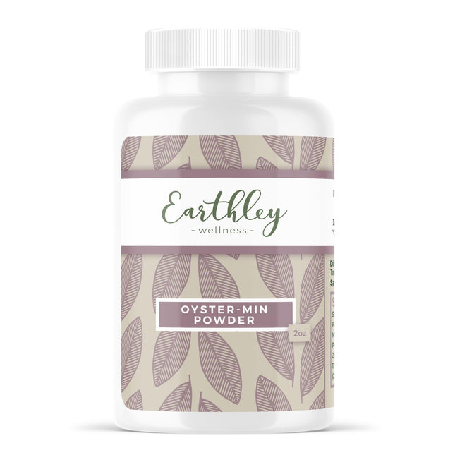 Earthley Wellness Oyster-Min Capsules – Natural Zinc & Mineral Supplement for Immune Support, Mood & Energy (56 Servings)