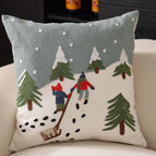 45 X45cm Without Core / Snow Mountain Pillow Cover