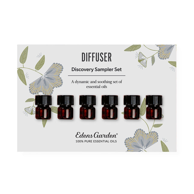 Edens Garden Diffuser Discovery 6 Set – 0.92 ml x 6 Pack, Therapeutic Grade