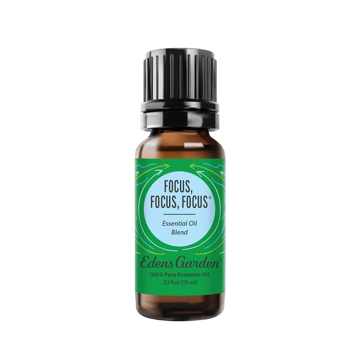 Edens Garden Focus Essential Oil Blend – 100% Pure, Premium Grade, 10 ml | Aromatherapy