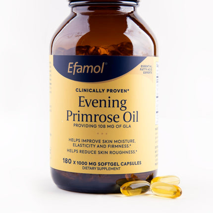Efamol Pure Evening Primrose Oil 180 Softgels – Skin Hydration, Elasticity & Firmness