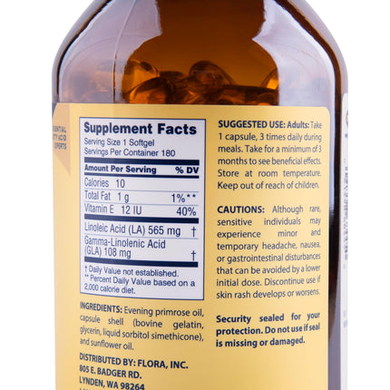 Efamol Pure Evening Primrose Oil 180 Softgels – Skin Hydration, Elasticity & Firmness