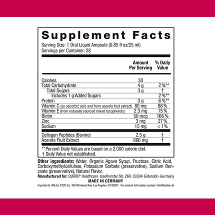 ELASTEN Clinically Tested Collagen Complex – Radiant Skin from Within (28 Ampoules)