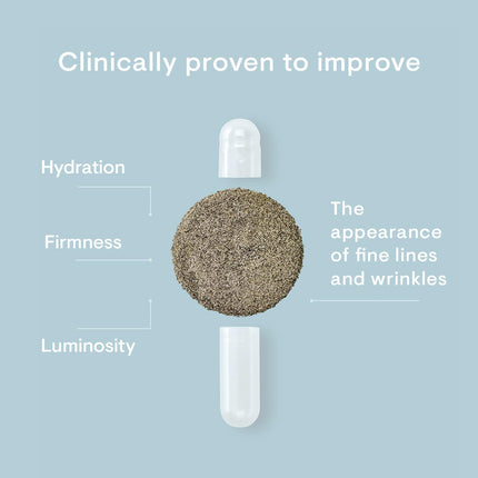 ELEMIS Pro-Collagen Skin Future Supplements — Daily Ingestible for Hydration, Elasticity & Fine Lines | 60 Capsules