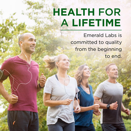 EMERALD LABS Men's 45+ 1-Daily Multi – Immune, Bone & Heart Support | Gluten-Free | 60 Veg Capsules