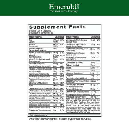 Emerald Labs Women's 45+ Clinical Multi – Gluten-Free & Vegetarian (120 VCaps)