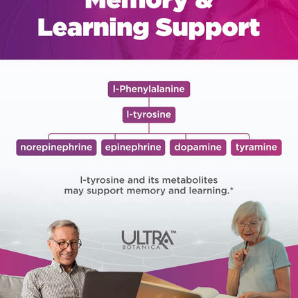 UltraCur Endolyft Focus – Brain Focus & Memory Support (DL-Phenylalanine) – 15 Servings