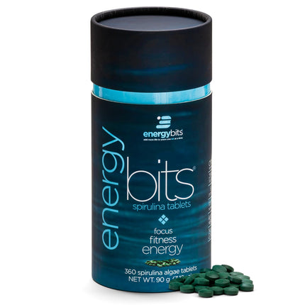 ENERGYBITS - Organic Spirulina Tablets for Focus, Energy & Plant-Based Protein