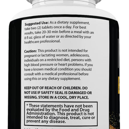 (2 Pack) Male's Growth for Men - Dietary Supplements (120 Tablets)