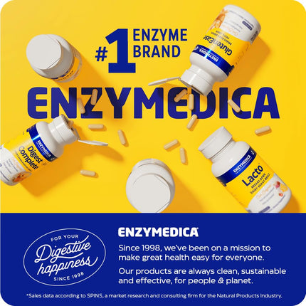 Enzymedica Digest Gold + ATPro, Maximum Strength, Fast-Acting, Helps Digest Large Meals, Prevents Bloating and Gas, 240 Count (FFP)