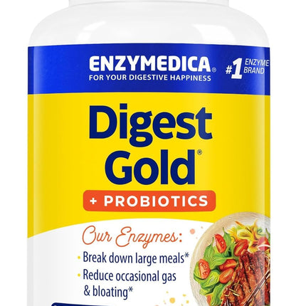 Enzymedica Probiotics Digest Gold Plus – Digestive Support, 108 Capsules