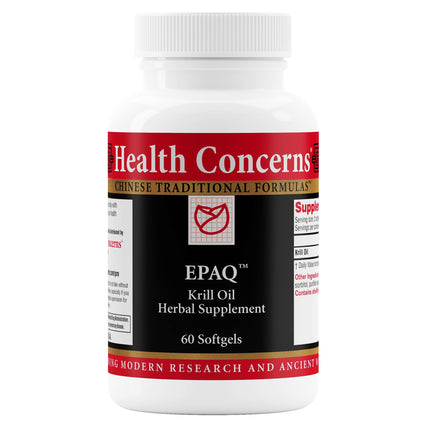 Health Concerns EPAQ – Brain Health Support with 1000 mg Krill Oil