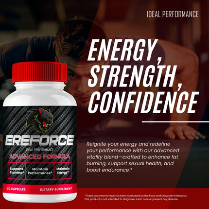 Ereforce Capsules | Official Men’s Supplement – Maximum Strength Performance (3 Pack)
