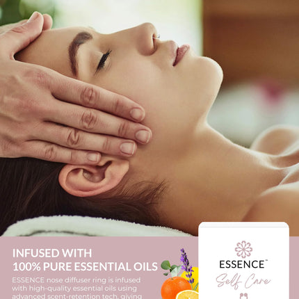 Essence Nasal Diffuser Self-Care Bundle | Wearable Aromatherapy Nose Rings for Stress, Energy & Mental Clarity