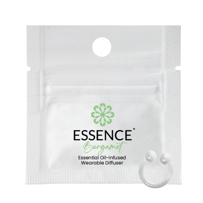 Essence Wearable Aromatherapy Nasal Diffuser | Bergamot Nose Ring Inhaler | Made in USA