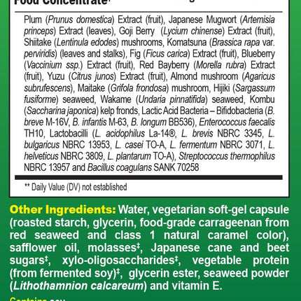 Dr Ohhira's Probiotics Original by Essential Formulas — 3-Year Fermented Prebiotics, Postbiotic Metabolites, 60 Capsules