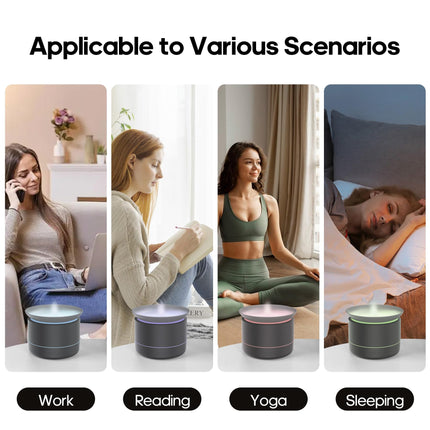 Essential Oil Diffuser 200ml – Auto Shut-Off, 7 Color Lights, Cool Mist Humidifier