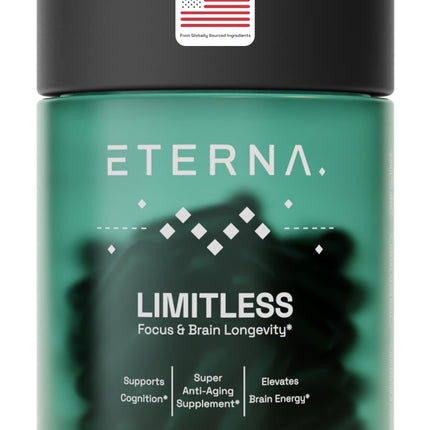 Eterna Limitless Nootropic – Brain & Focus Supplement (1 Month Supply)