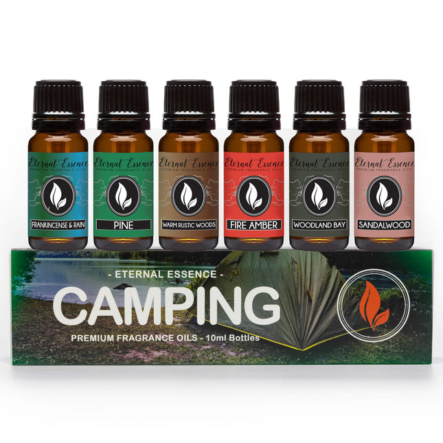 Eternal Essence Oils Camping Set of 6 Premium Fragrance Oils – 10ml Each