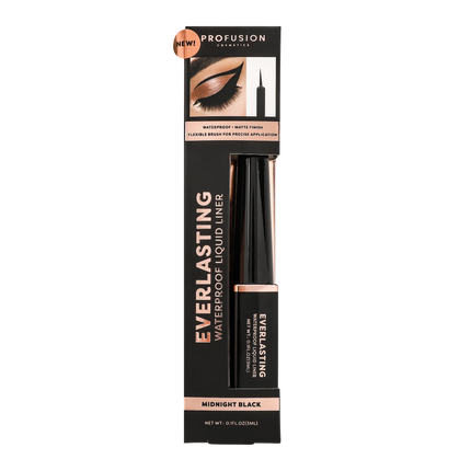 Everlasting Eyeliner | Waterproof Liquid Liner - Midnight Black