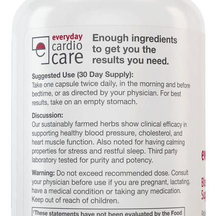Everyday Blood Pressure Support - Hawthorn Berry & Magnesium