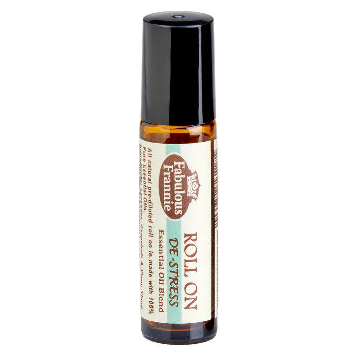 Fabulous Frannie De-Stress Essential Oil Roll-On – Grapefruit, Lavender & Ylang Ylang, 10ml
