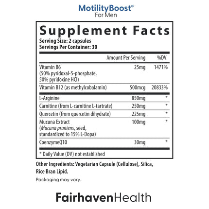 Fairhaven Health FertilAid for Men, MotilityBoost, and CountBoost Combo | Men’s Fertility Supplements