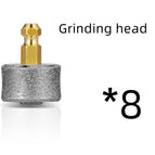 8pcs Grinding head / No