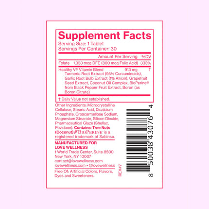 Love Wellness Good Girl Probiotics & Healthy V Vitamin | Women's Wellness Duo