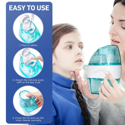 FireAnt 100 Saline Packets + 12 Reusable Silicone Pod Refills for Navage Nasal Care
