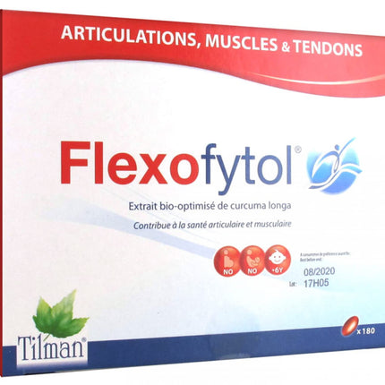Flexofytol Bio-Optimized Turmeric Extract for Joints and Arthritis – 180 Gel-Caps