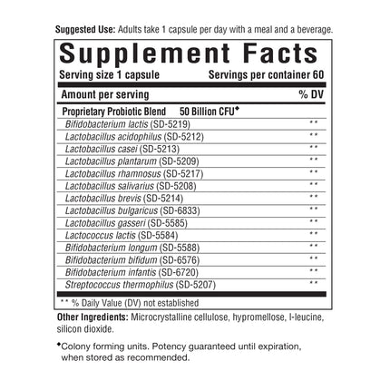 Flora 50-14 Clinical Probiotic | 50B CFU, 14 Strains - Innate Response