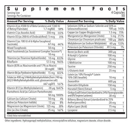Allergy Research Group OcuDyne II - 200 Capsules | Eye Health Support