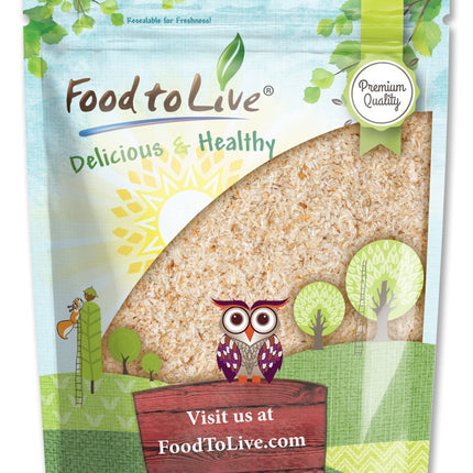 Food to Live Whole Psyllium Husks – 3 lb, Pure Psyllium Husk Flakes, Unflavored, Keto & Vegan