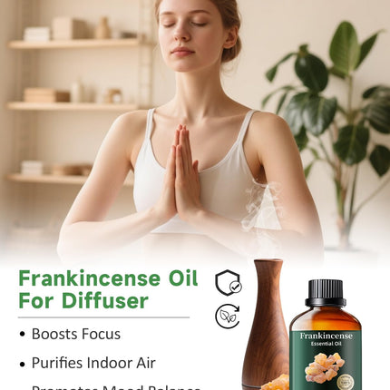 Mumianhua 100% Pure Frankincense Essential Oil – Therapeutic Grade
