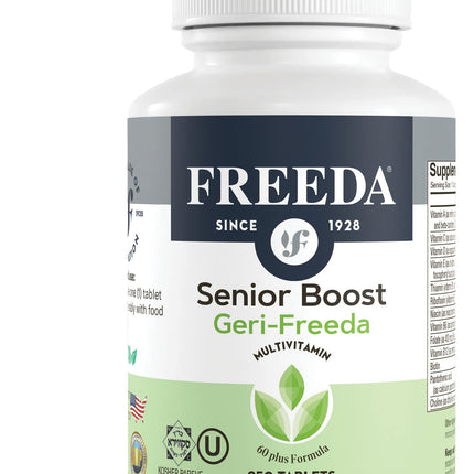 Freeda Senior Multivitamin 60+ – Kosher One Daily Tablet | 250 Count