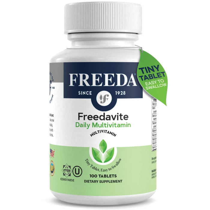 Freedavite Tiny Tablet – Moderate Multivitamin for Men & Women | 100 Count