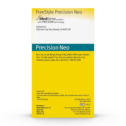 FreeStyle Precision Neo Blood Glucose Test Strips – 50 Strips