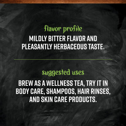 Frontier Co-op Organic Nettle Leaf, Cut & Sifted for Nettle Tea — Kosher, 16 oz (Pack of 2)