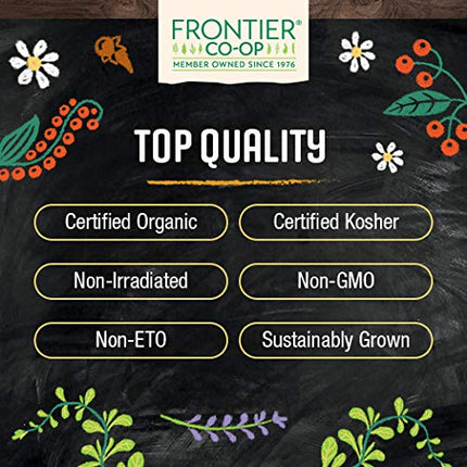 Frontier Co-op Organic Nettle Leaf, Cut & Sifted for Nettle Tea — Kosher, 16 oz (Pack of 2)