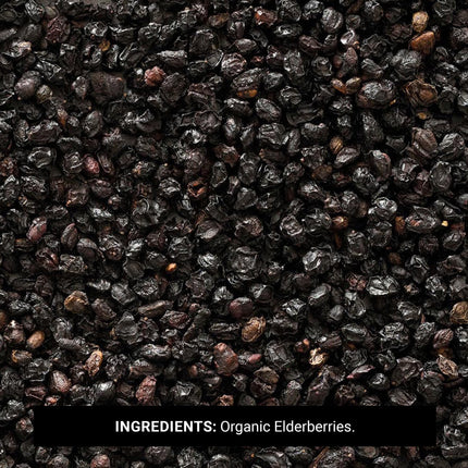 Frontier Co-op Organic Dried Elderberries 1lb Bulk – Kosher & Non-GMO