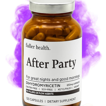 Fuller Health After Party DHM – 650 mg Capsules for Liver Support, Metabolism & Energy