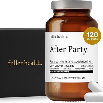 Fuller Health After Party DHM – 650 mg Capsules for Liver Support, Metabolism & Energy