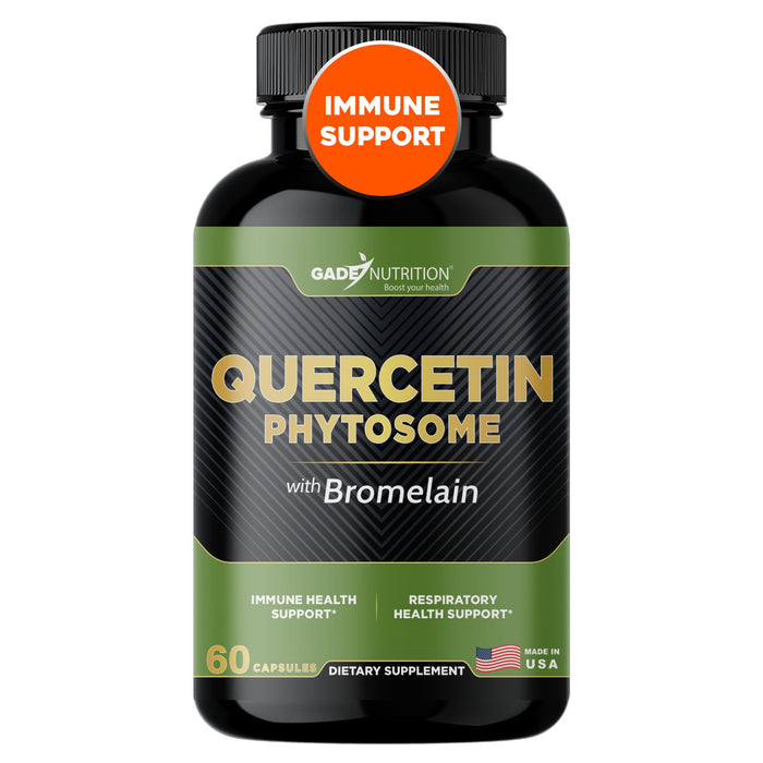 Gade Nutrition Quercetin Phytosome with Bromelain – 95% Purified, 50x Absorption