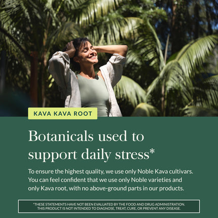Gaia Herbs Kava Root - Calm & Relaxation (60 Vegan Caps)