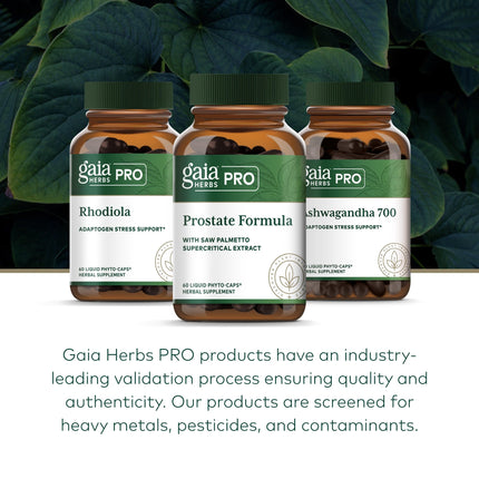 Gaia Herbs Pro Prostate Formula - Prostate Health Support | 60 Liquid Phyto-Caps