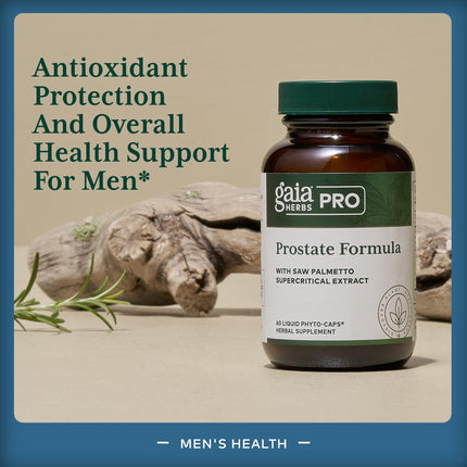 Gaia Herbs Pro Prostate Formula - Prostate Health Support | 60 Liquid Phyto-Caps