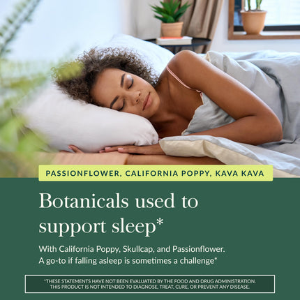 Gaia Herbs Sound Sleep – Herbal Sleep Support with Valerian & Passionflower | 120 Vegan Liquid Phytocapsules