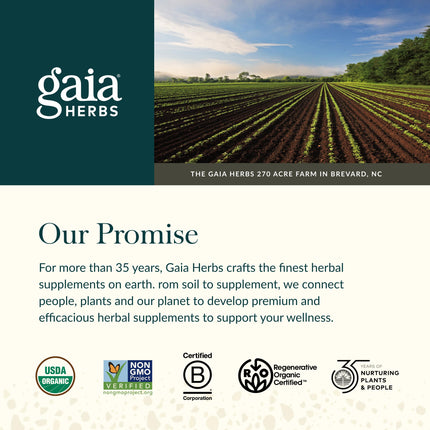 Gaia Herbs Valerian Root – Sleep Support & Calm | 60 Vegan Capsules
